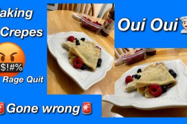 Making "Gourmet" Crepes for my French class