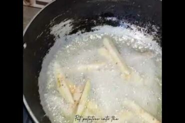 crispy French fries recipe by Ahmed food gallary