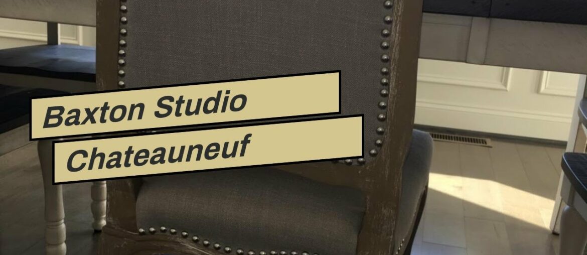 Baxton Studio Chateauneuf French Vintage Cottage Weathered Oak Linen Upholstered Dining Side Ch… Baxton Studio Chateauneuf French Vintage Cottage Weathered Oak Linen Upholstered Dining Side Ch...