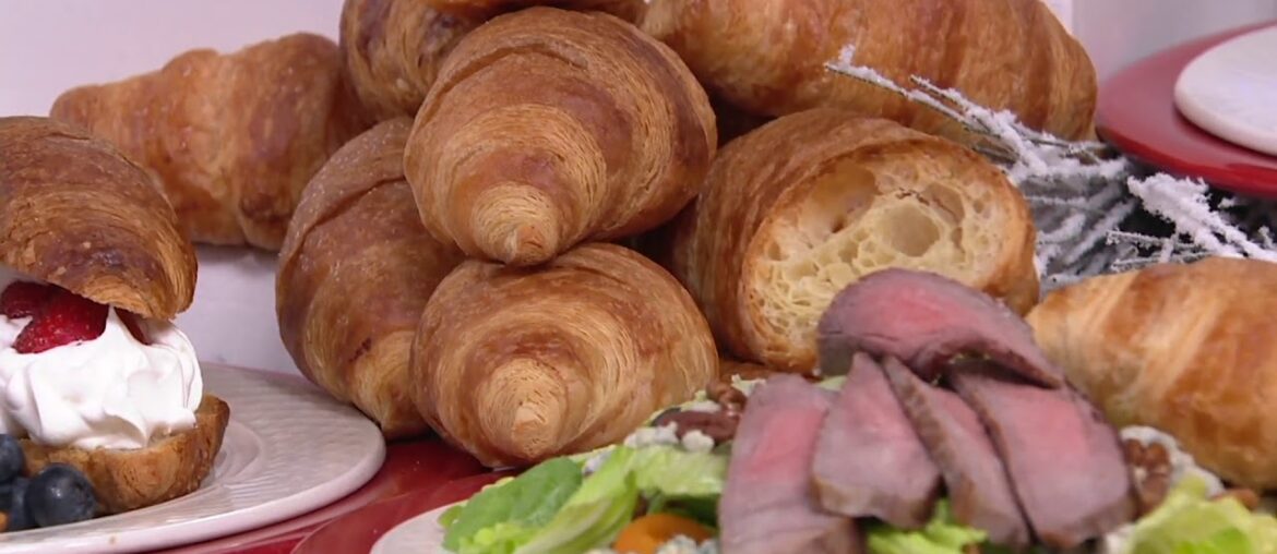Authentic Gourmet 65 ct. Classic French Butter Croissants on QVC
