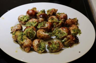 French Cuisine - Escargot with Garlic Butter