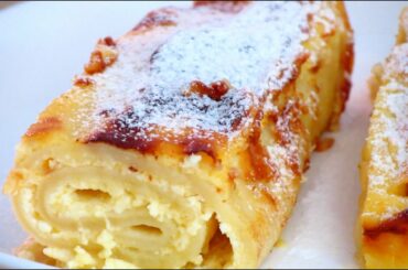 How to make Crepes | Sweet Crepes With Creme Cheese | French Crepe Recipe