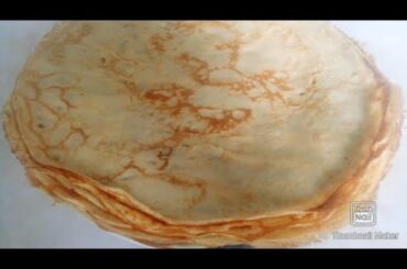 How to make a perfect french pancake/ cre'pes/ recipe