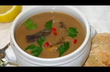 Classic French Mushroom Soup - Bistro Style - Recipe #80
