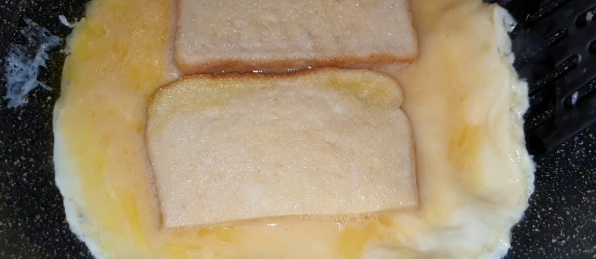 Eggs Sandwich Recipe//Breakfast or Petit-dejeuner//  French Toast Recipe (Mapa na maki)