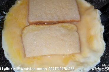 Eggs Sandwich Recipe//Breakfast or Petit-dejeuner//  French Toast Recipe (Mapa na maki)