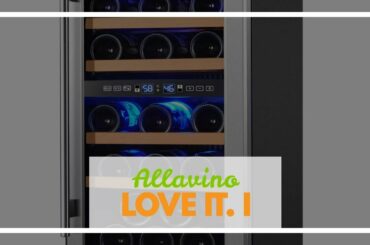Allavino FlexCount VSWR36-2SSFN - 36 Bottle Dual Zone Wine Refrigerator with French Doors