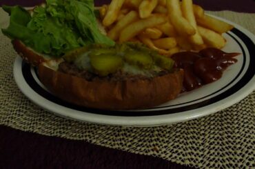 ASMR: Eating Gourmet Burger & French Fries (Request)