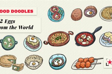 12 Eggs from Around the World - Food Doodles | Fine Dining Lovers