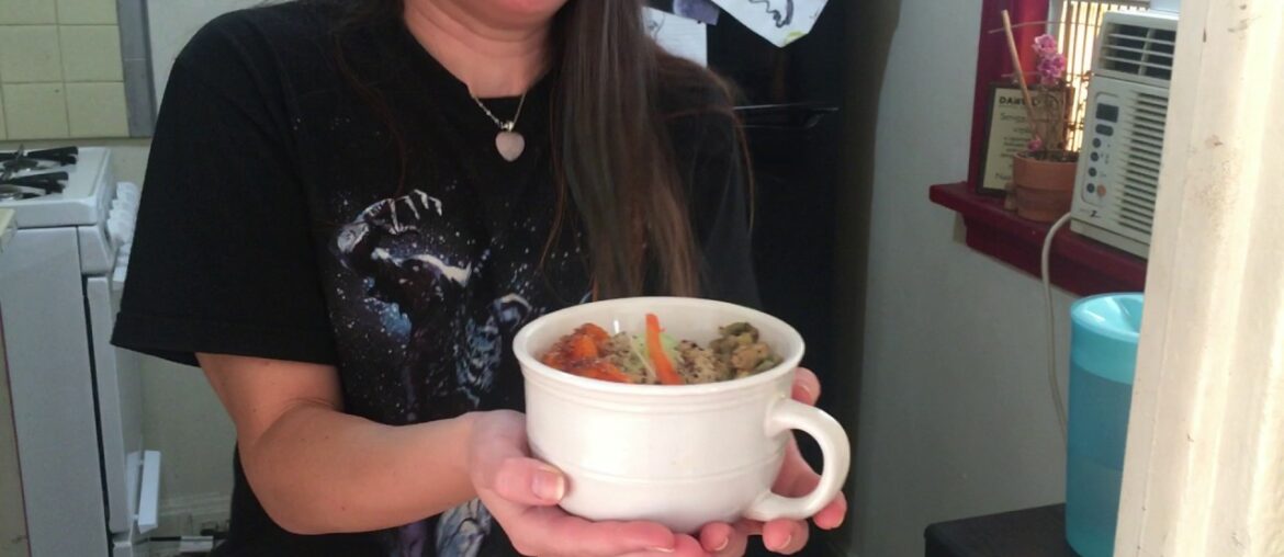 gourmet vegan dinner with french music and dancer