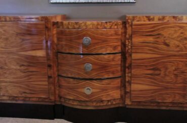 Antique French Art Deco Sideboard - Carrocel Restorations