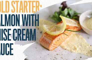 Salmon with anise cream sauce with pastis ( great with cold fish, vegetables or hard boiled eggs)