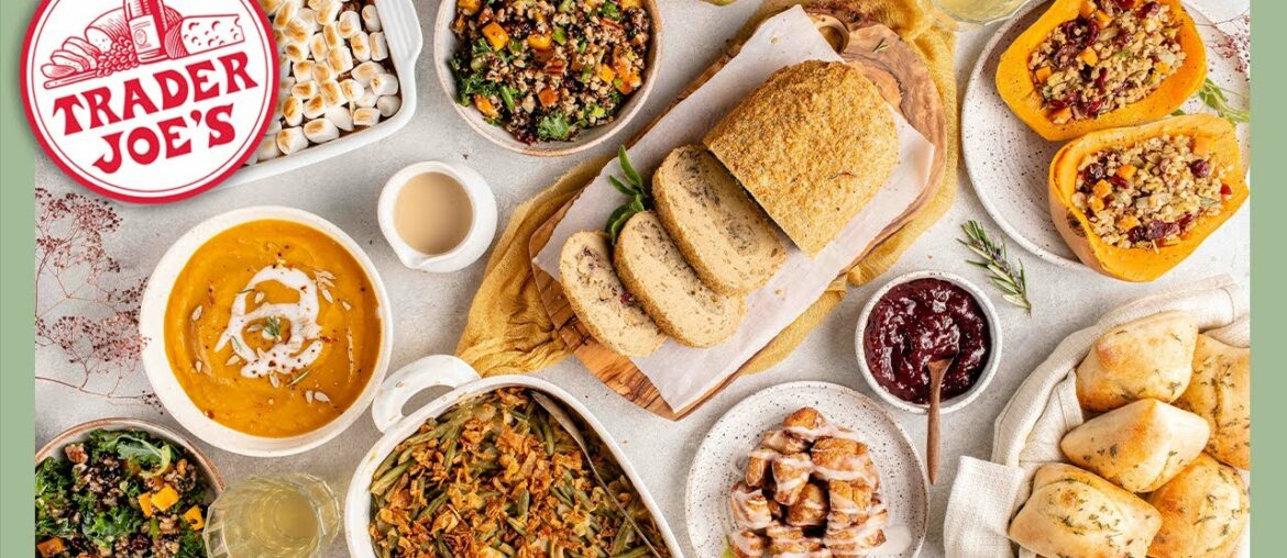 7 Course Trader Joe's Thanksgiving Dinner (Easy Vegan Recipes)