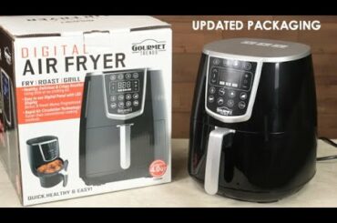 Gourmet Trends Digital Air Fryer / Copper King Oil-Free Air Fryer 4qt Basket with Digital Display