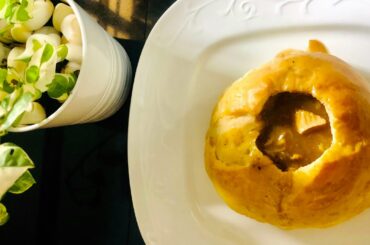 Bread bowl French onion soup/easy soup recipe