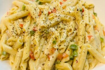 White Sauce Pasta Recipe by Desi French Kitchen