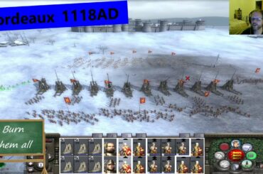 Battle of Bordeaux 1118AD French Rebels Total war
