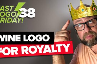 Designing a Royal Wine Logo #FastLogoFriday EP38