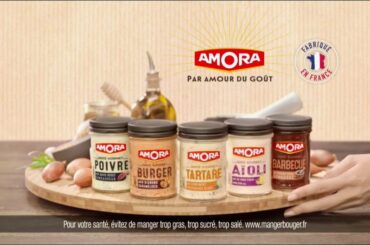 Sauce Gourmet Amora "fournisseur officiel du Tour de France" Pub 30s