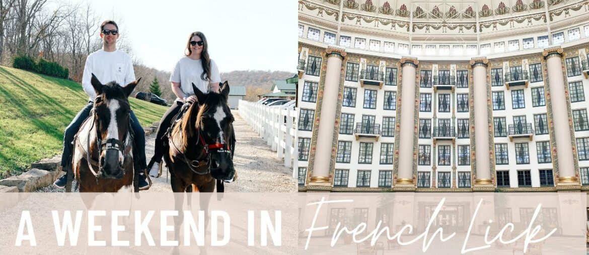 VLOG: A WEEKEND IN FRENCH LICK | horseback riding, winery, and playing with lemurs