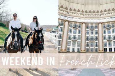 VLOG: A WEEKEND IN FRENCH LICK | horseback riding, winery, and playing with lemurs