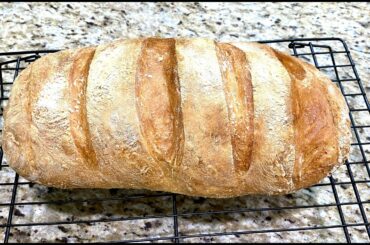 Easiest no kneading bread just mix, wait and bake by Magdi