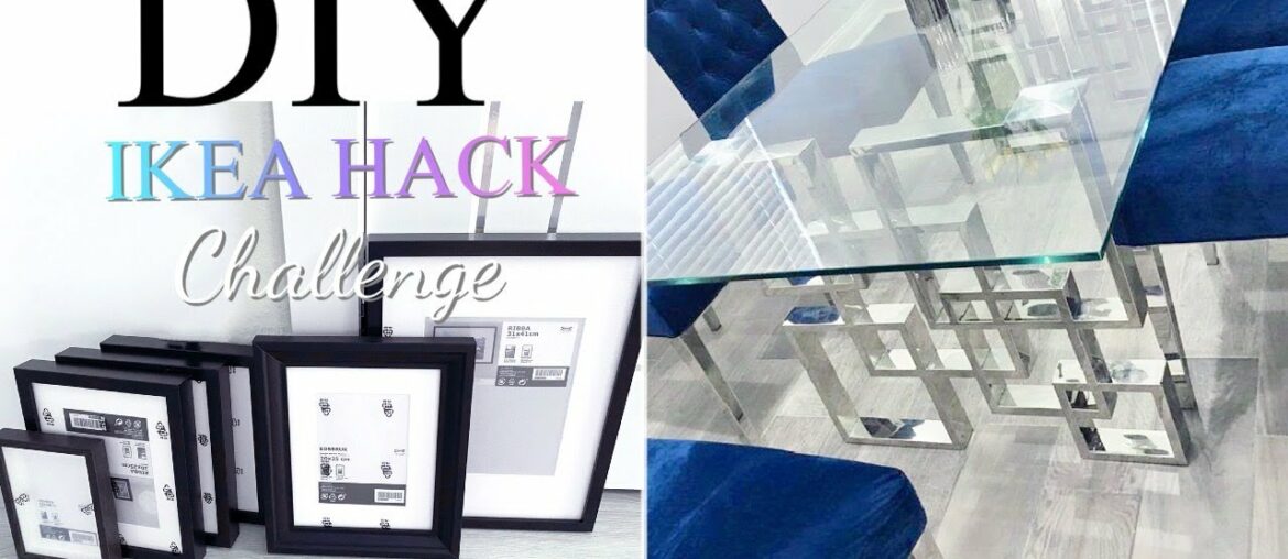 DIY IKEA HACK| HOW TO MAKE A LUXURY DINING TABLE| HOW MINE TURNED OUT!
