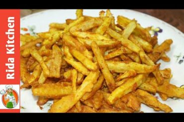 Crispy French fries Recipe | Homemade crispy fries recipe || Rida Kitchen