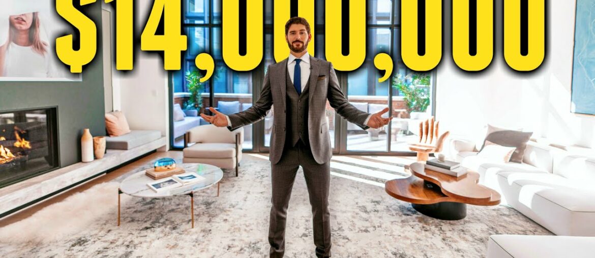 INSIDE a $14 Million NYC Penthouse with Private ROOFTOP Spa