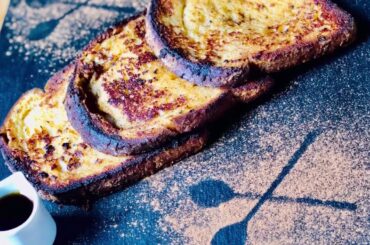 Pain perdu gourmet/ transformer son pain rassis/French toast