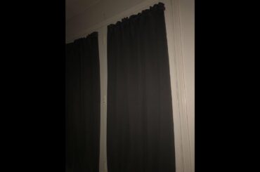 PONY DANCE French Door Curtain - Grey Blackout Drape Energy Saving Thermal Insulated Window Dra...