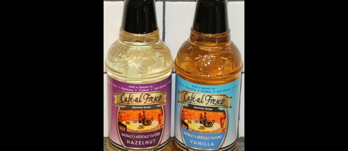 Cafe al Fresco Gourmet Syrups: Hazelnut and Vanilla Review Cafe al Fresco Gourmet Syrups: Hazelnut and Vanilla Review