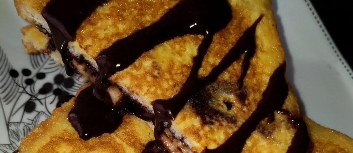 Nutella Stuffed French Toast Recipe || Breakfast Recipe