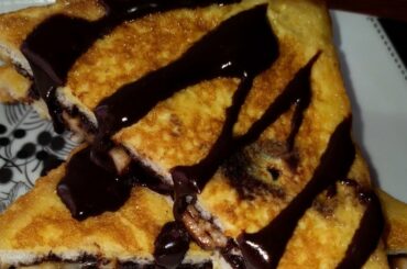 Nutella Stuffed French Toast Recipe || Breakfast Recipe