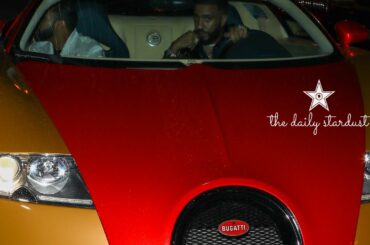 French Montana arrives to dinner at Boa Steakhouse in Bugatti