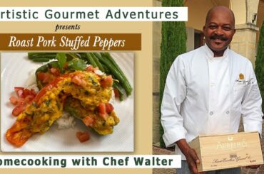 Roast Pork Stuffed Peppers Recipe