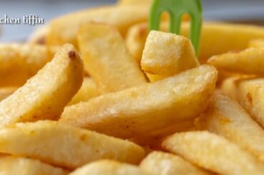 PATATO STICKS Recipe | little finger chips | French fries by kitchen tiffin