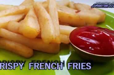 Crispy French Fries Recipe | Restaurant style French fries | Homemade potato crispy fries | In Hindi