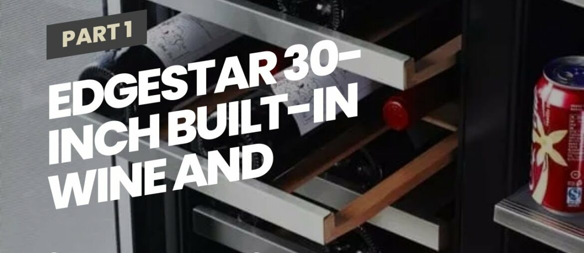 EdgeStar 30-Inch Built-In Wine and Beverage Cooler with French Doors EdgeStar 30-Inch Built-In Wine and Beverage Cooler with French Doors