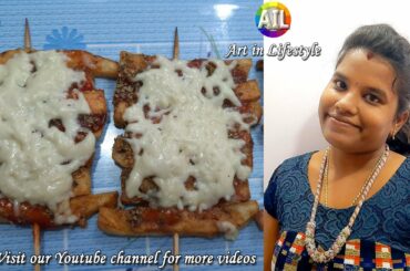 #Pizza French Fries Recipe #Yummy simple #Evening Snack #Without Oven  #Tamil #Art in Lifestyle