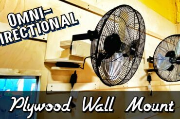 DIY Plywood Fan Mounts PLUS My Favorite French Cleat installation Method | A Glimpse Inside How To