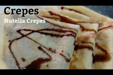 Nutella French Crepes || How to Make Crepes || Easy Crepe recipe || Delish Food with Maria
