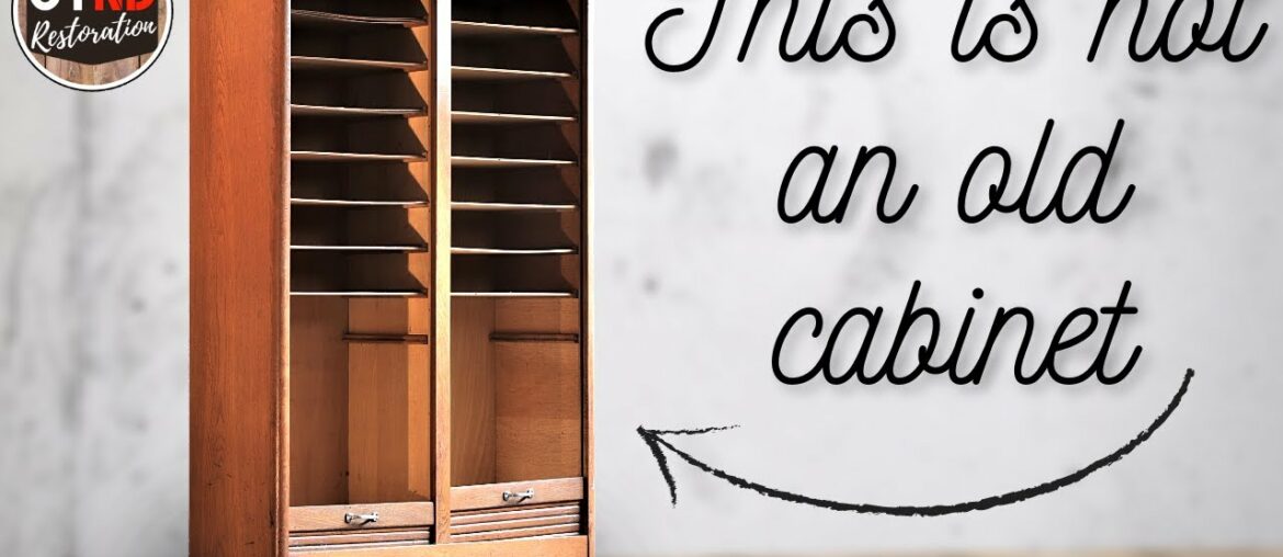 Mid Century French Cabinet Makeover – What Will it Become ? Mid Century French Cabinet Makeover - What Will it Become ?