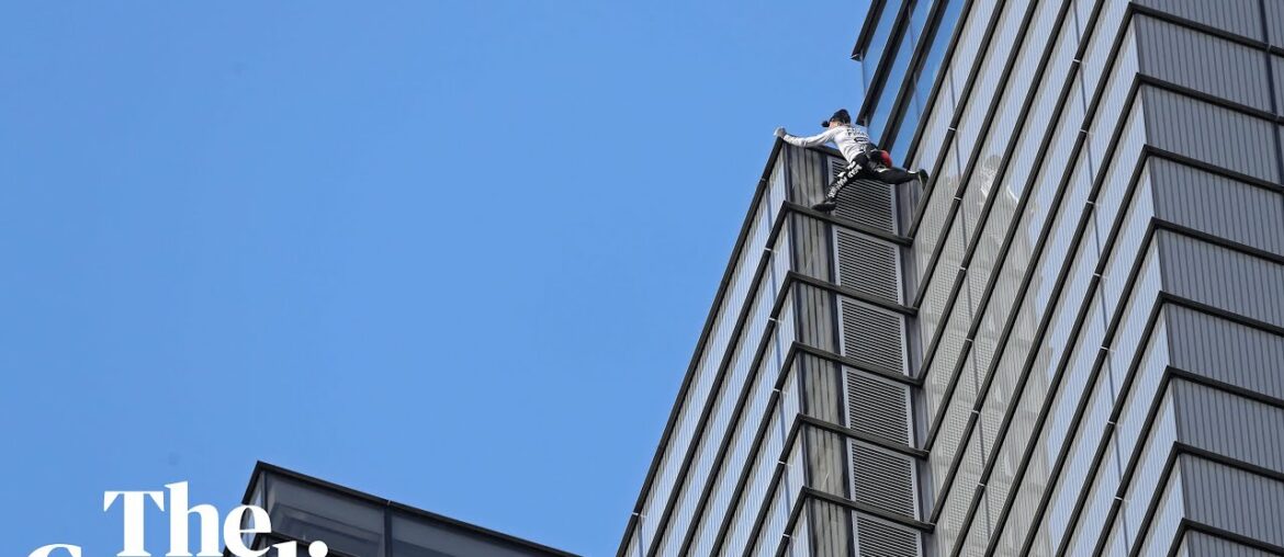 Alain Robert: the 'French Spiderman' strikes again