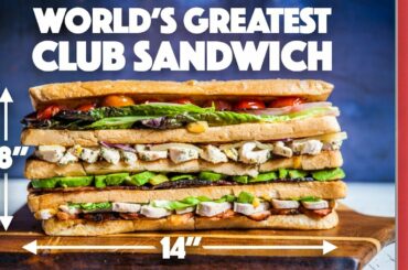 The ULTIMATE GOURMET Club Sandwich