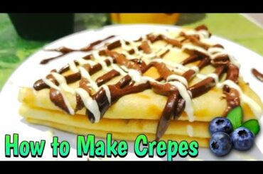 French crepes recipe (Breakfast recipe) BY MH