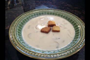 Gourmet Cream of Mushroom Soup Recipe