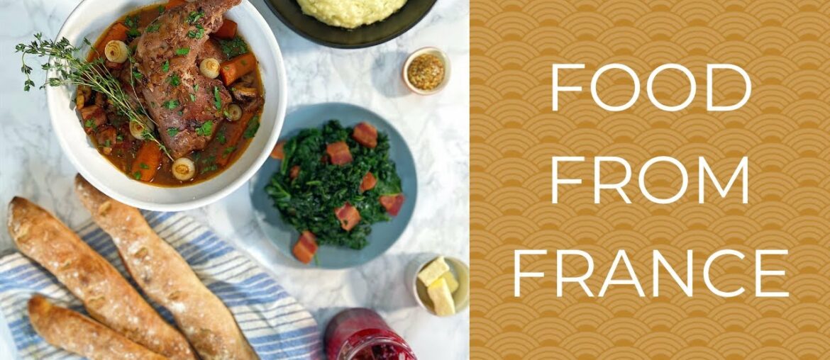 S03E06: FRANCE: Coq au Vin & Pomme Puree with Bacon-Tossed Kale & Crusty Baguette Experiment S03E06: FRANCE: Coq au Vin & Pomme Puree with Bacon-Tossed Kale & Crusty Baguette Experiment