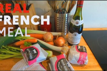 What French eat in a day | FRENCH DINNER | TYPICAL FRENCH RECIPE "Blanquette" [French diet]