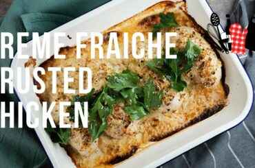 Creme Fraiche Crusted Chicken | Everyday Gourmet S9 Ep1